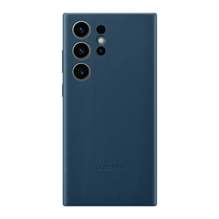 YG Cases | Samsung Galaxy S24 Ultra Leather Case Slim Profile - Blue