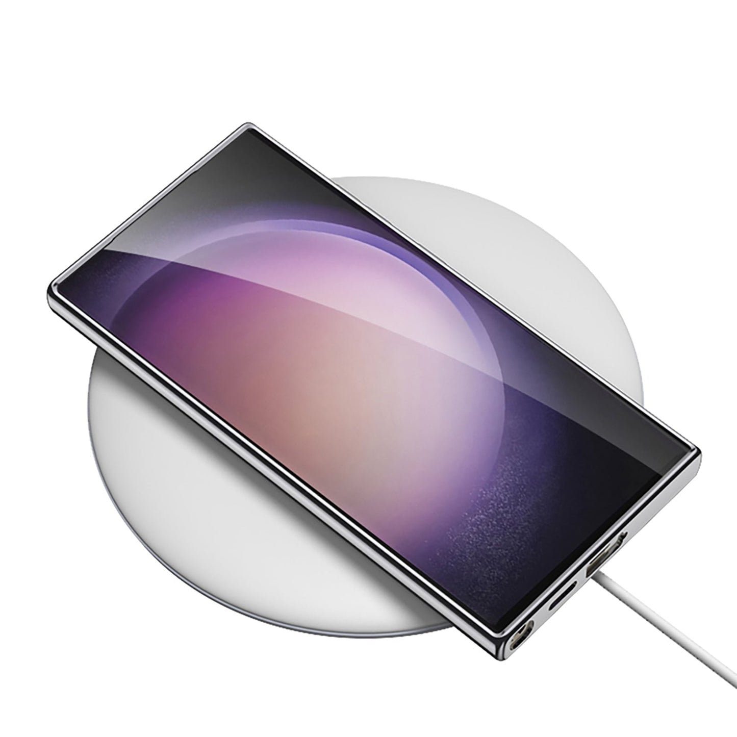 Samsung Galaxy S24 Ultra GKK Synthetic Leather Electroplating Supersonic Speed Shockproof Case - Violet