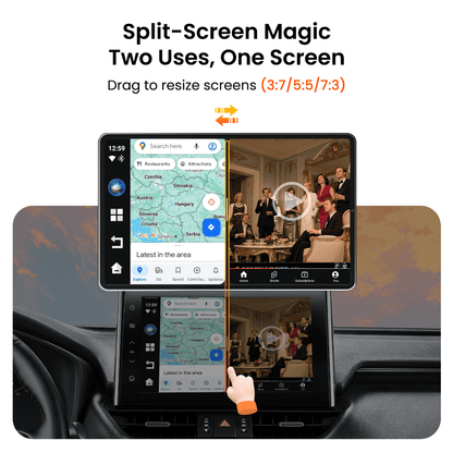 Zedge GetPairr AI Box 2.0 (compatible with all cars ) , Android 13 ,8 Gb ram ,  128 Gb storage, Wireless | Carplay Android Auto 3 in 1
