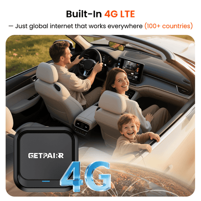 Zedge GetPairr AI Box 2.0 (compatible with all cars ) , Android 13 ,8 Gb ram ,  128 Gb storage, Wireless | Carplay Android Auto 3 in 1