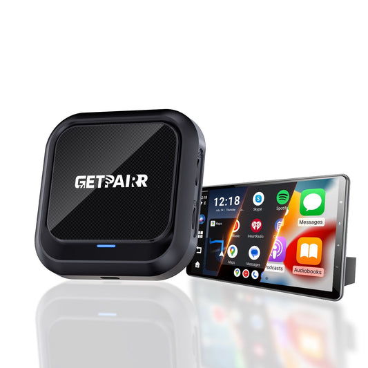 Zedge GetPairr AI Box 2.0 (compatible with all cars ) , Android 13 ,8 Gb ram ,  128 Gb storage, Wireless | Carplay Android Auto 3 in 1