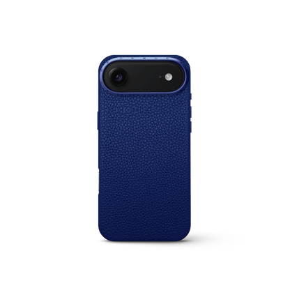 iPhone Case 17 - Full-Grain Leather - Deep Blue