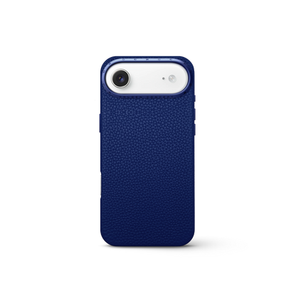 iPhone Case 17 - Full-Grain Leather - Deep Blue