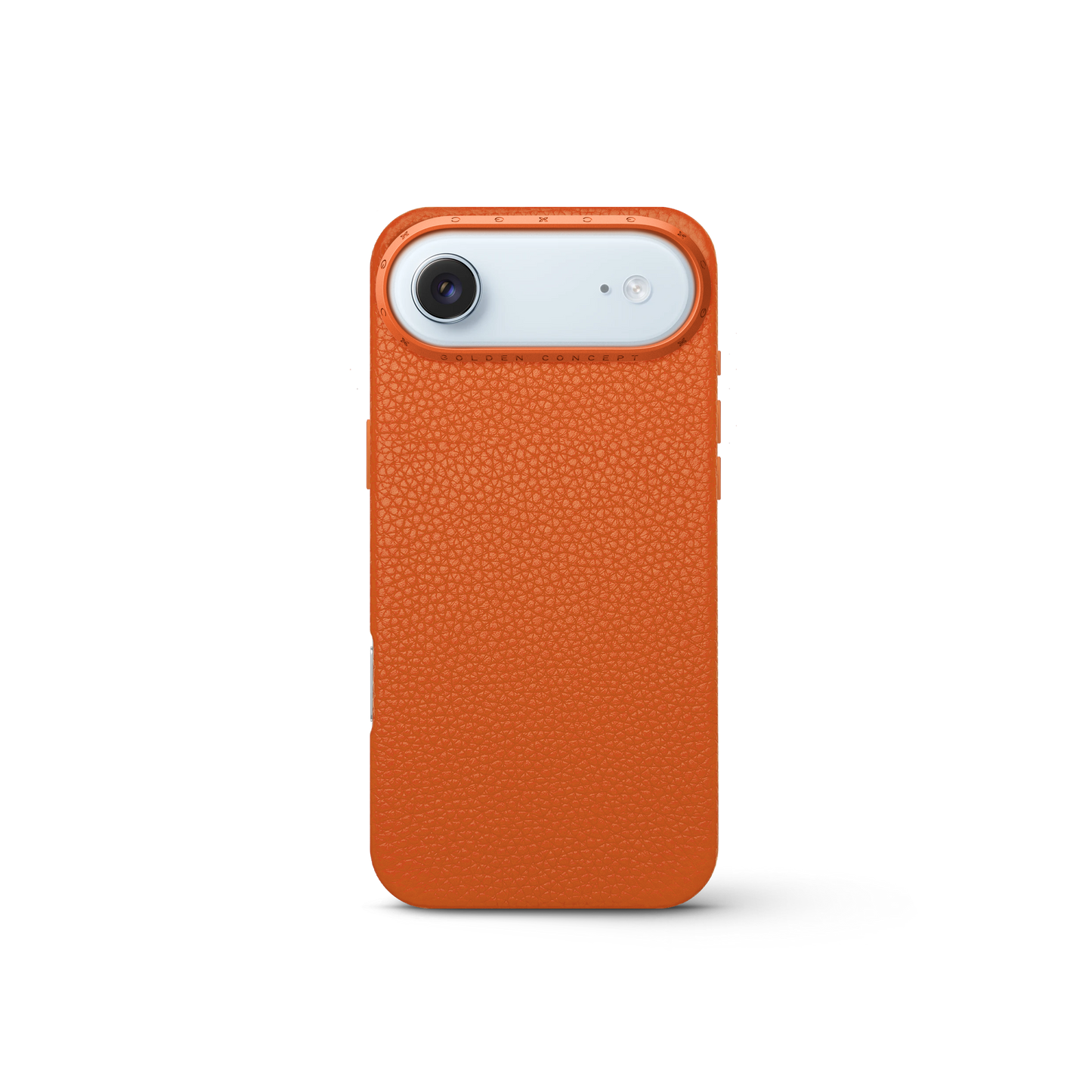 iPhone Case 17 - Full-Grain Leather - Orange