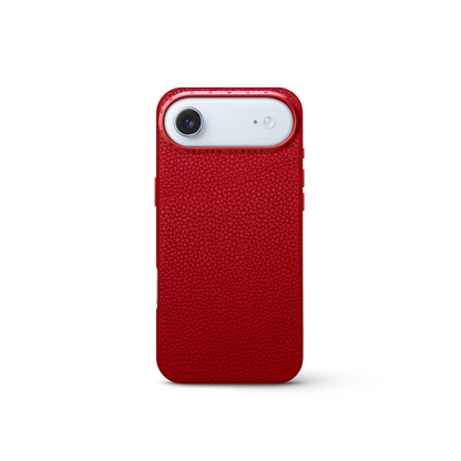 iPhone Case 17 - Full-Grain Leather - Cherry