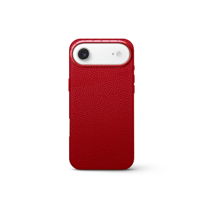 iPhone Case 17 - Full-Grain Leather - Cherry