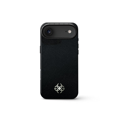 iPhone Case 17 - Saffiano Leather Logo