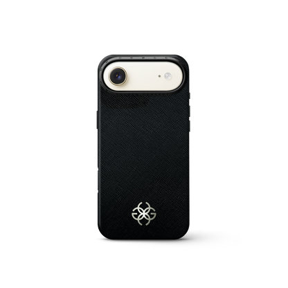 iPhone Case 17 - Saffiano Leather Logo