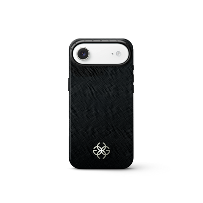 iPhone Case 17 - Saffiano Leather Logo