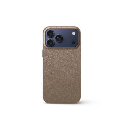 iPhone Case 17 - Full-Grain Leather - Sand