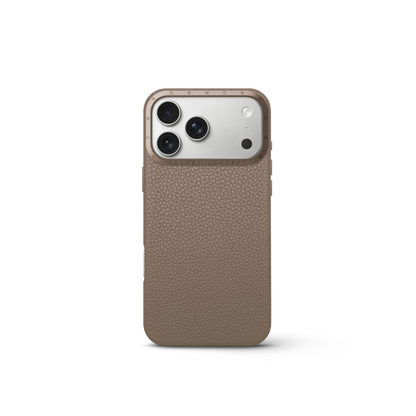 iPhone Case 17 - Full-Grain Leather - Sand