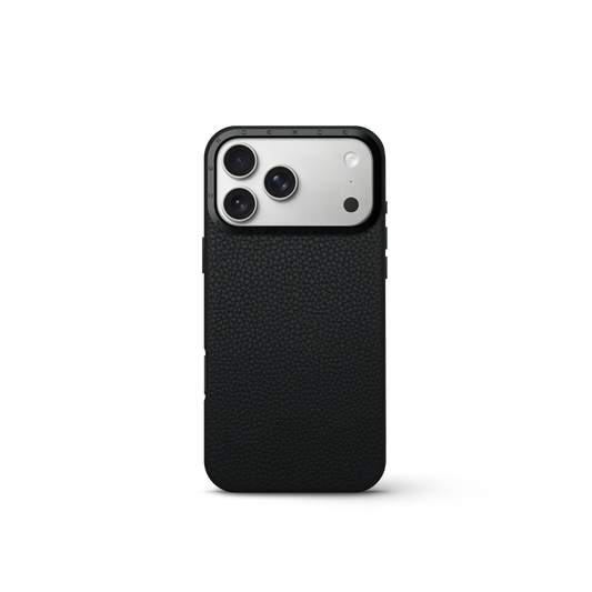 iPhone Case 17 - Full-Grain Leather - Black