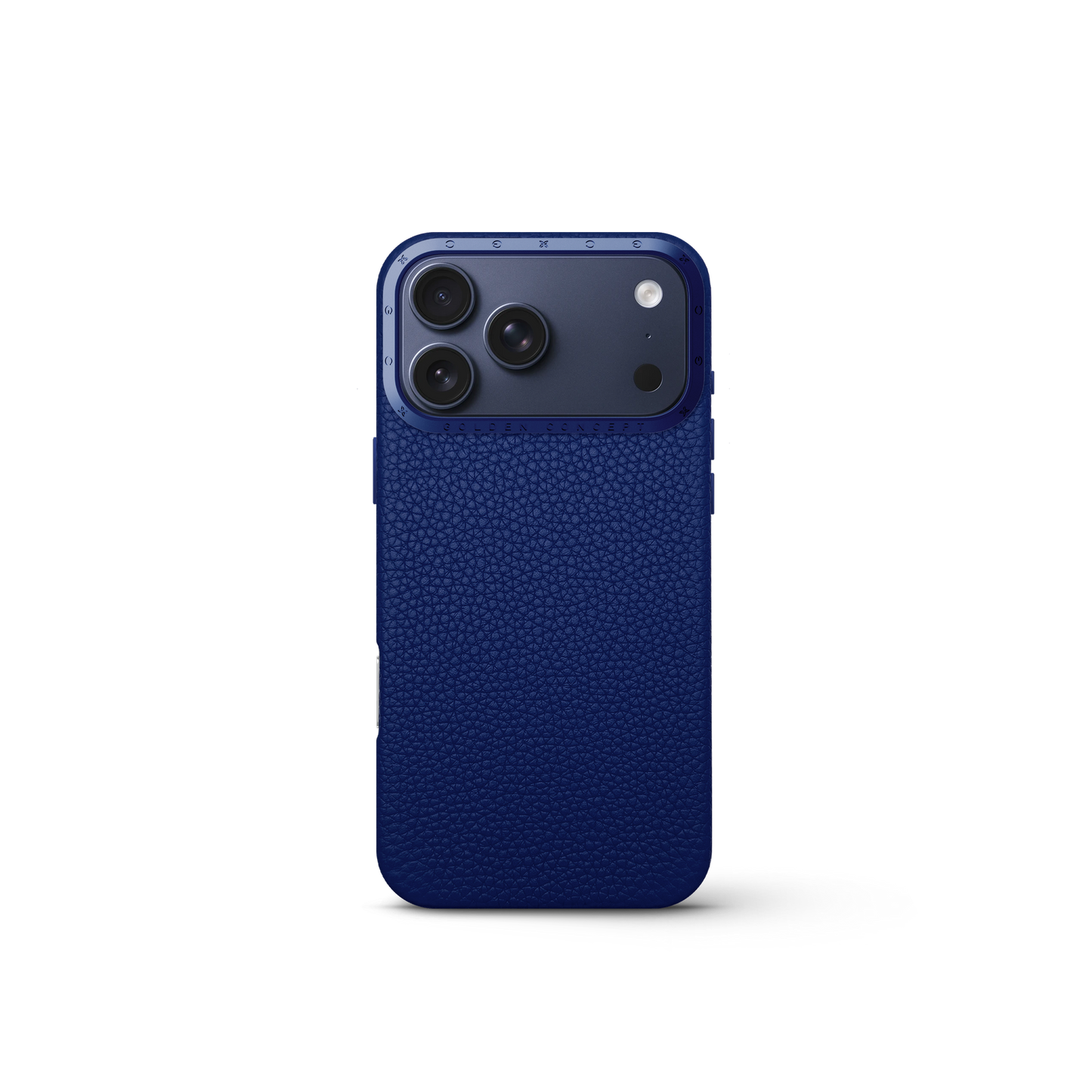 iPhone Case 17 - Full-Grain Leather - Deep Blue