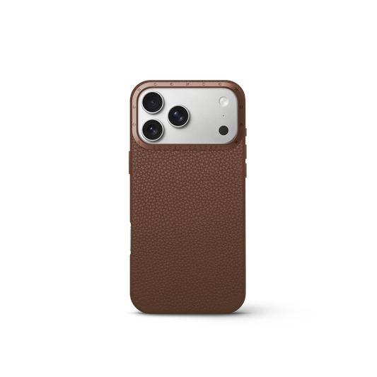 iPhone Case 17 - Full-Grain Leather - Chestnut