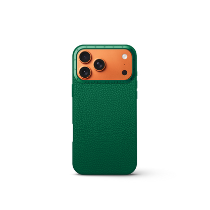 iPhone Case 17 - Full-Grain Leather - Evergreen