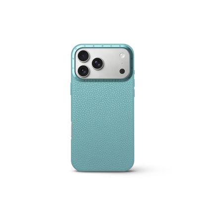 iPhone Case 17 - Full-Grain Leather - Sky