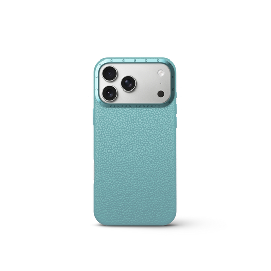 iPhone Case 17 - Full-Grain Leather - Sky