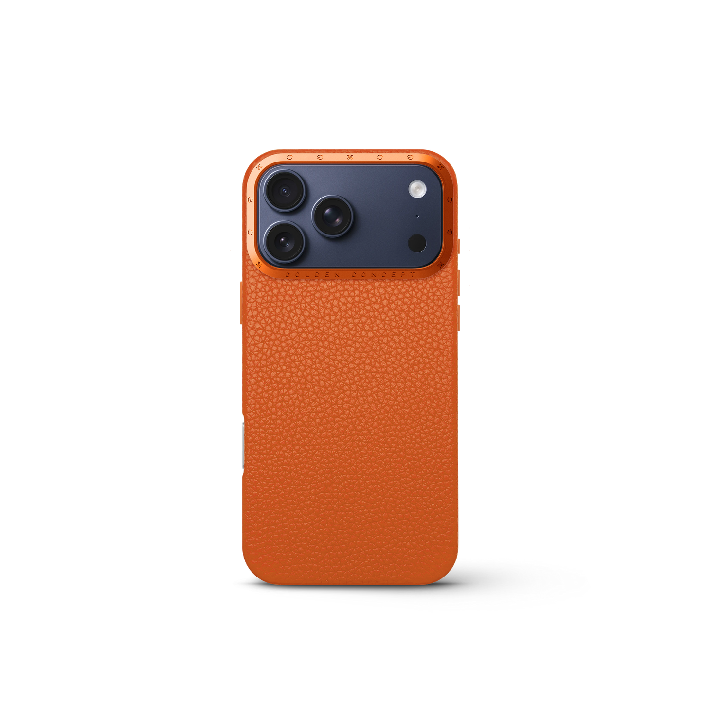 iPhone Case 17 - Full-Grain Leather - Orange
