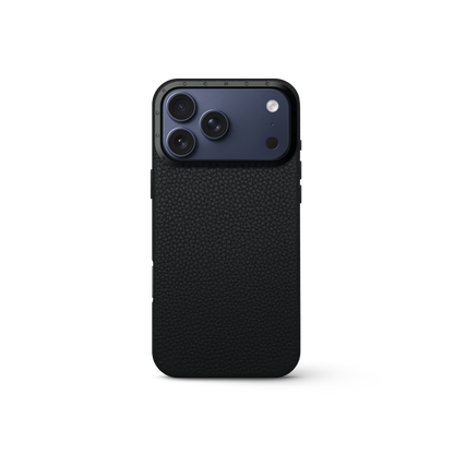 iPhone Case 17 - Full-Grain Leather - Black