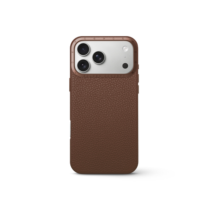 iPhone Case 17 - Full-Grain Leather - Chestnut