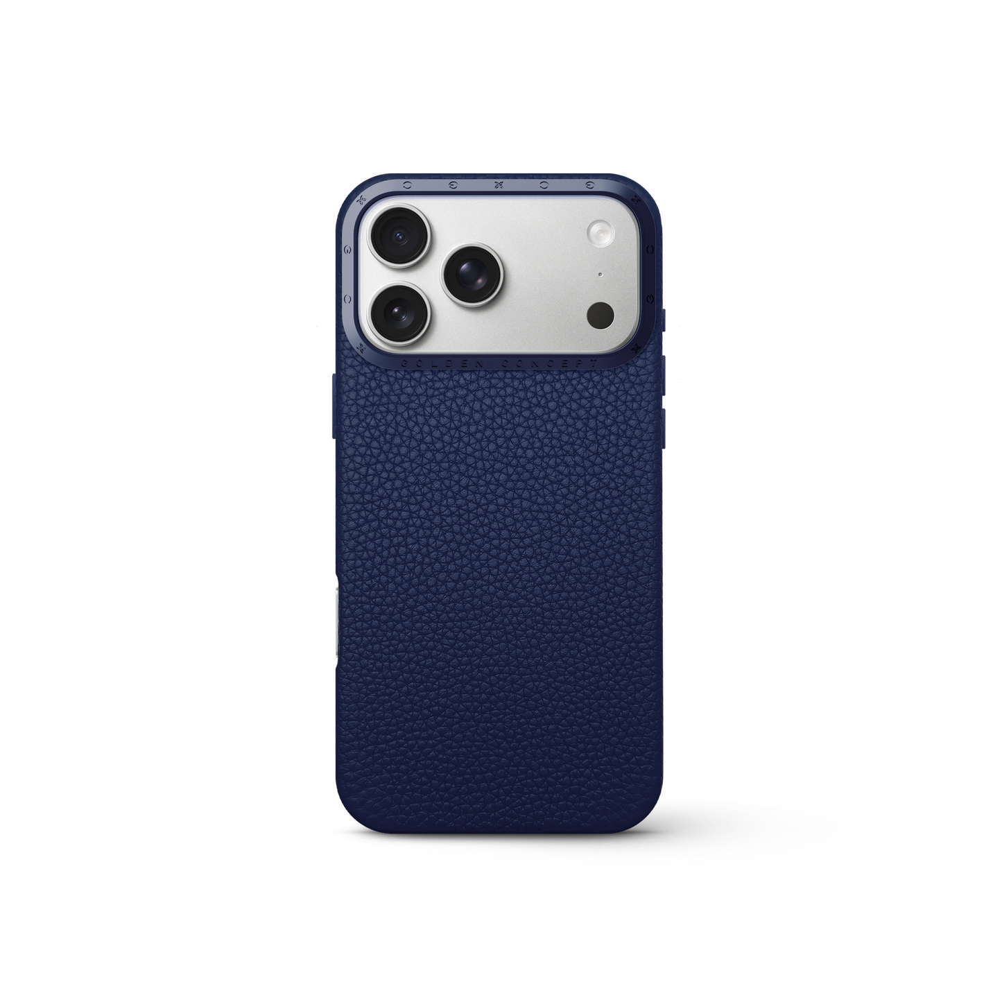 iPhone Case 17 - Full-Grain Leather - Midnight Blue