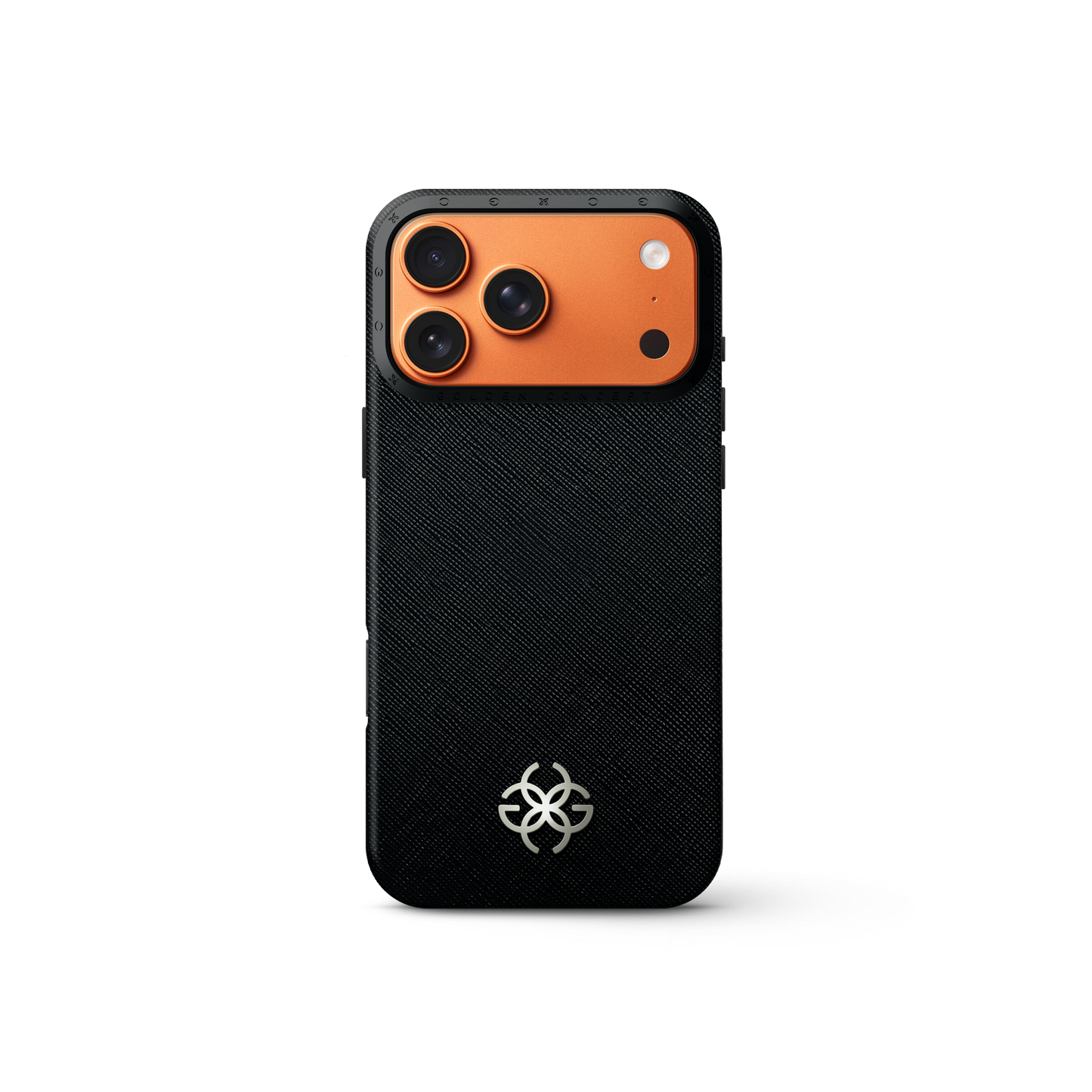 iPhone Case 17 - Saffiano Leather Logo