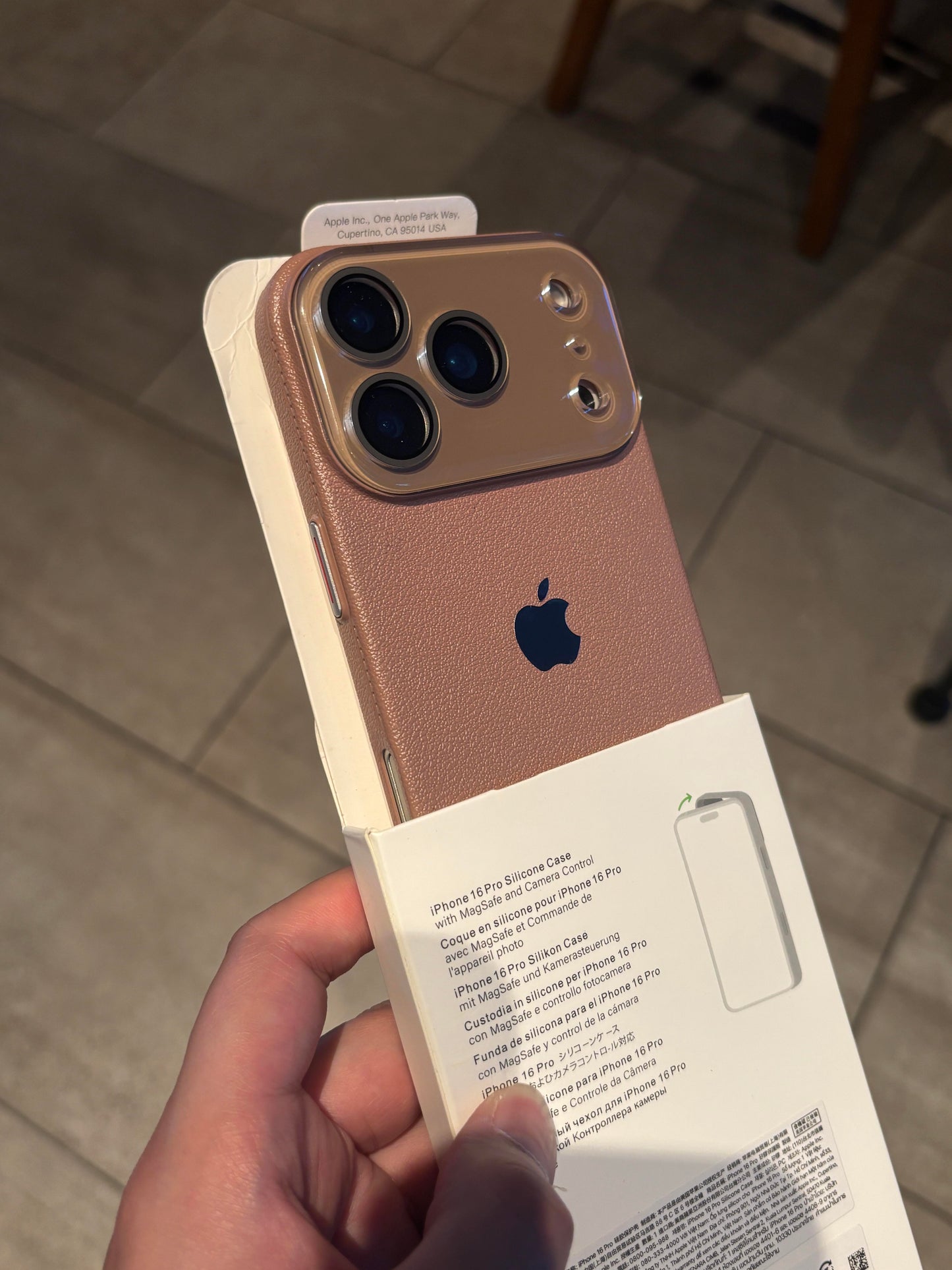 New INS-style lychee texture hard case for iPhone