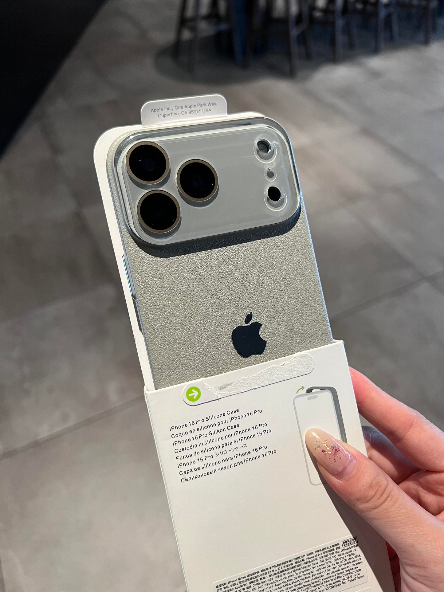 New INS-style lychee texture hard case for iPhone