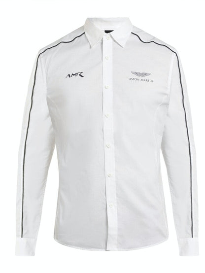 Hackett London Aston Martin Dapper White Performance Shirt