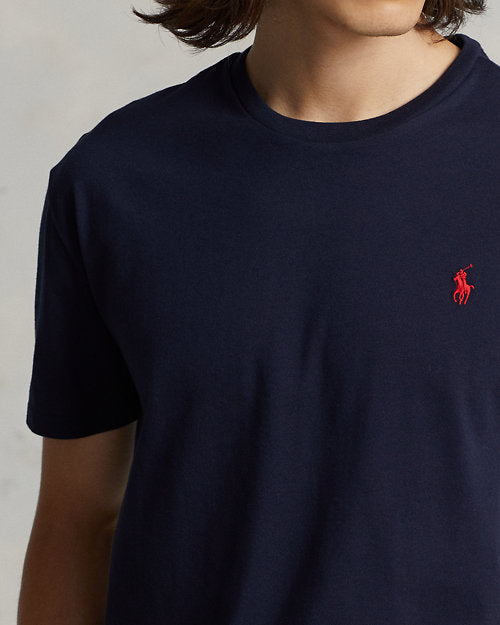 Polo Ralph Lauren Classic Cotton Tee in Midnight Navy - Effortlessly Chic & Timeless