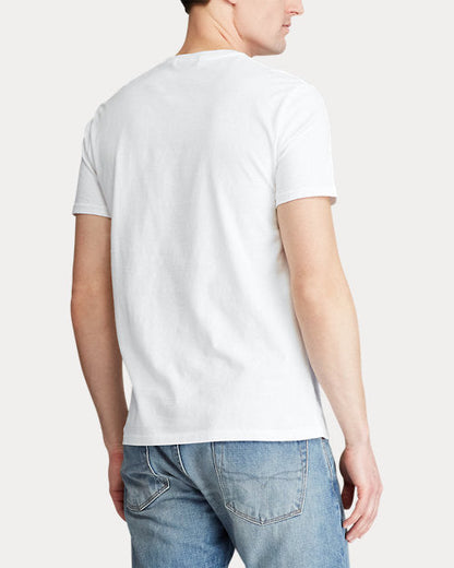 Polo Ralph Lauren Playful Polo Bear Graphic Tee in Crisp White