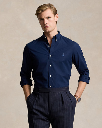 Polo Ralph Lauren Classic Elegance Button-Up Shirt in Midnight Navy