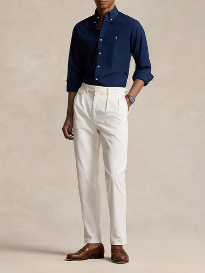 Polo Ralph Lauren Classic Elegance Button-Up Shirt in Midnight Navy