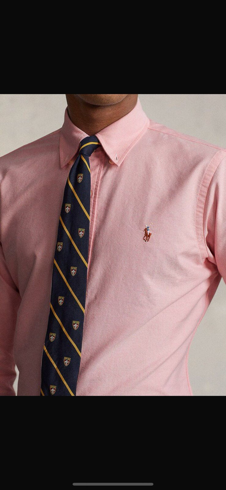 Ralph Lauren Soft Blush Button-Up Shirt