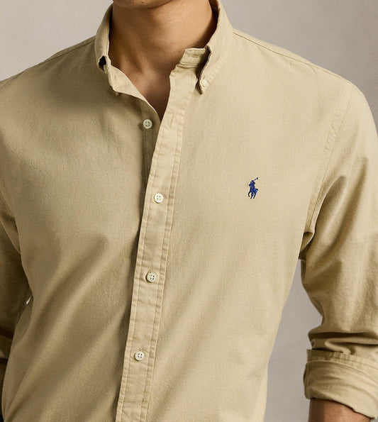 Polo Ralph Lauren Timeless Khaki Button-Down Shirt