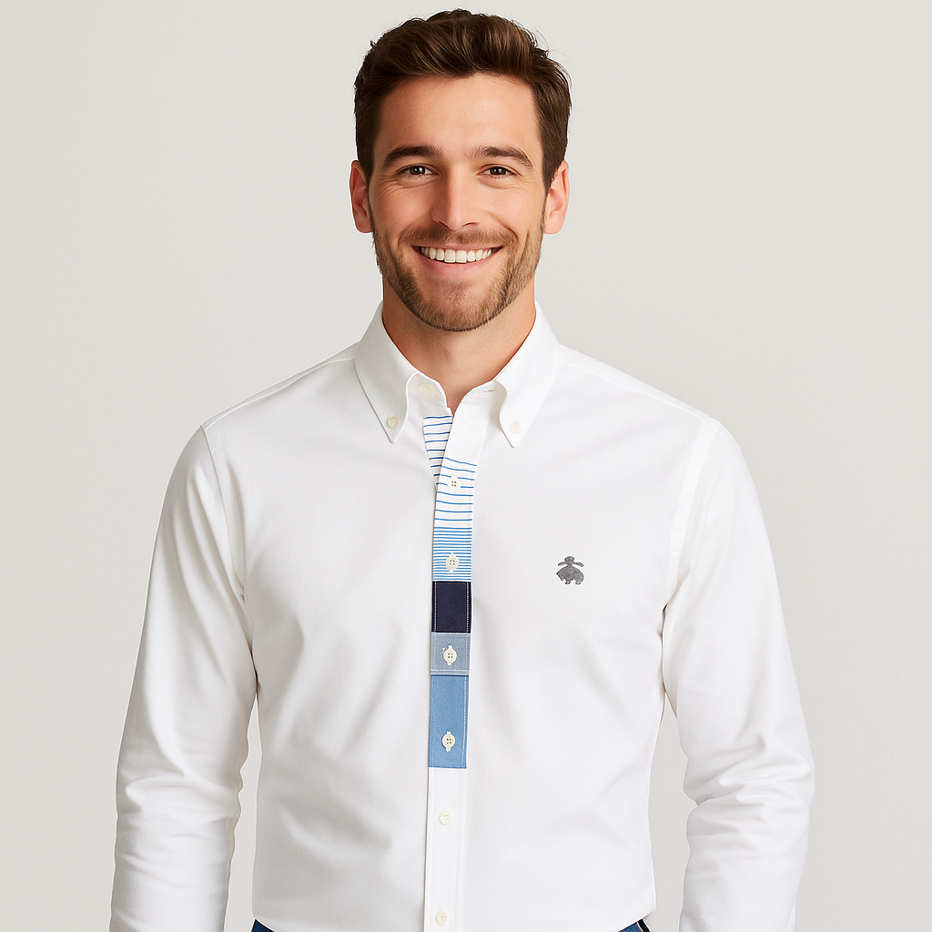 BROOKS BROTHERS Prismatic Pearl Classic Fit Long Sleeve Shirt