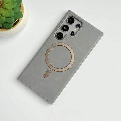 YG | Smooth MagSafe Leather Case