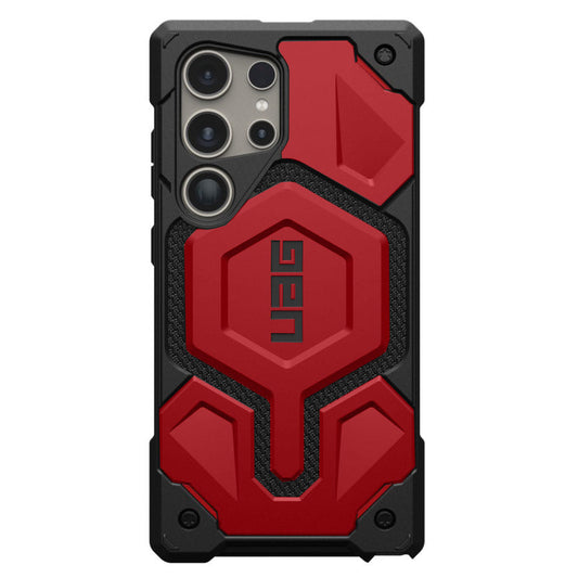 Samsung S24 Ultra Monarch Pro Series Kevlar Protective Armor MagSafe Case - Red