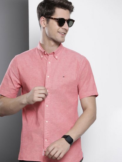 Tommy Hilfiger Breezy Coral Button-Up Shirt