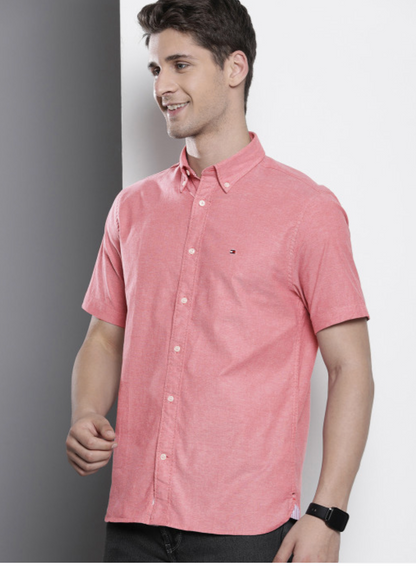 Tommy Hilfiger Breezy Coral Button-Up Shirt