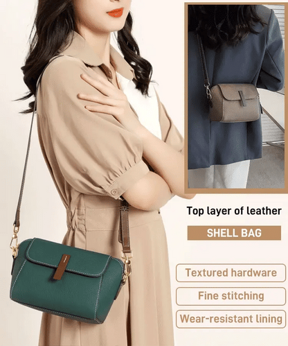 LuxeLoop™ Soft Leather Crossbody Bag