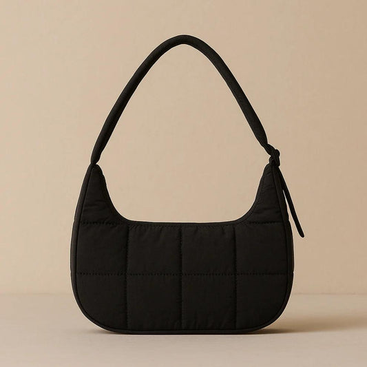 Puffer Crescent Shoulder Bag