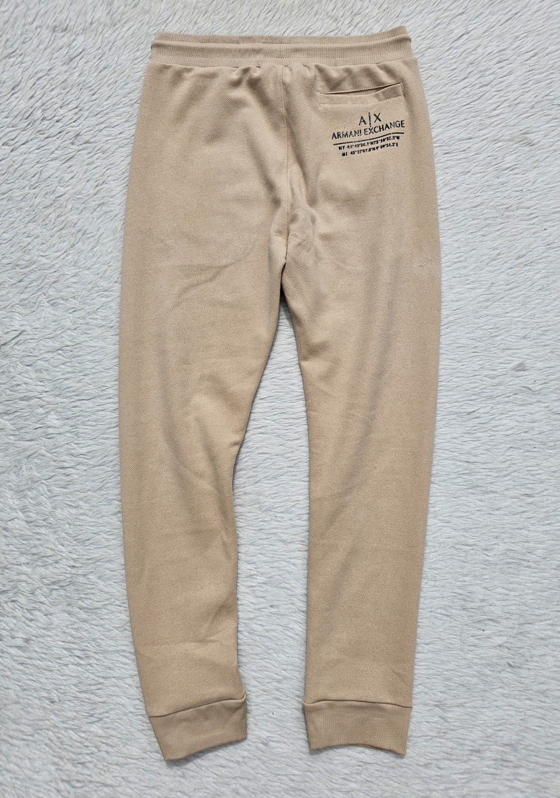 ARMANI EXCHANGE Desert Tan Luxe Slim Fit Joggers