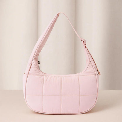 Puffer Crescent Shoulder Bag