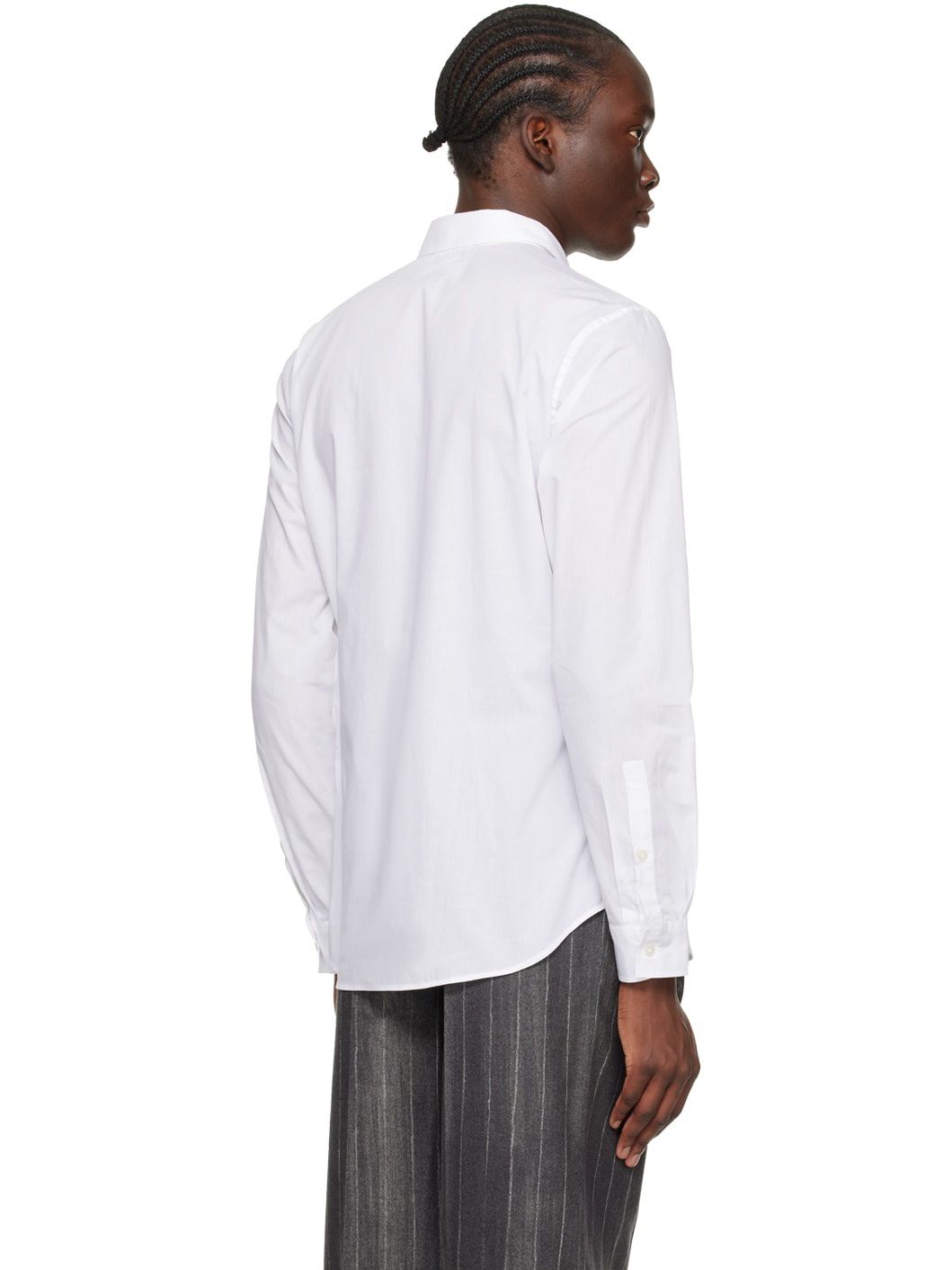 VERSACE Prismatic Pearl Classic Fit Long Sleeve Shirt