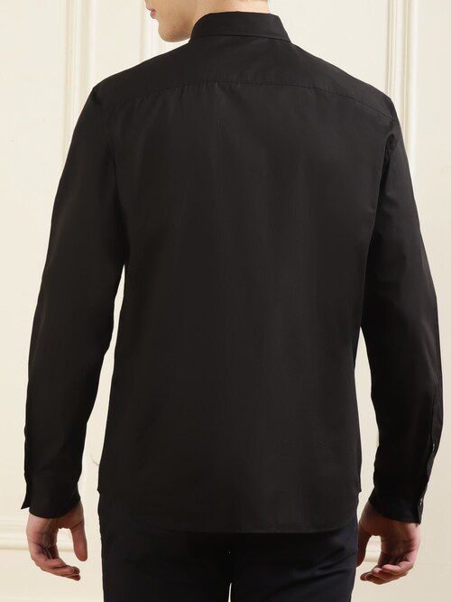 VERSACE JEANS COUTURE Prismatic Onyx Whisper Classic Fit Long Sleeve Shirt