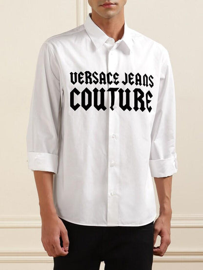 VERSACE JEANS COUTURE Opulent Pearl Regular Fit Long Sleeve Shirt