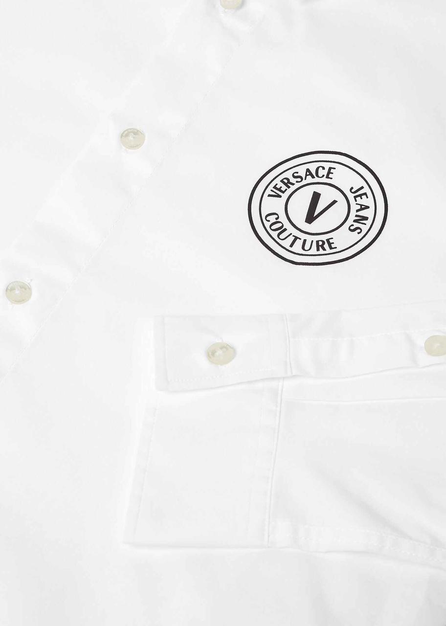 VERSACE Prismatic Pearl Slim Fit Long Sleeve Shirt