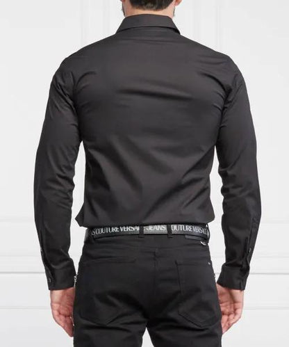 VERSACE Cosmic Onyx Classic Fit Long Sleeve Shirt