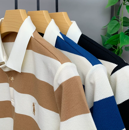Saddlecrest Regal Stripe Polo T-Shirt